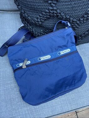 Lesportsac Navy Blue Crossbody Messenger Bag